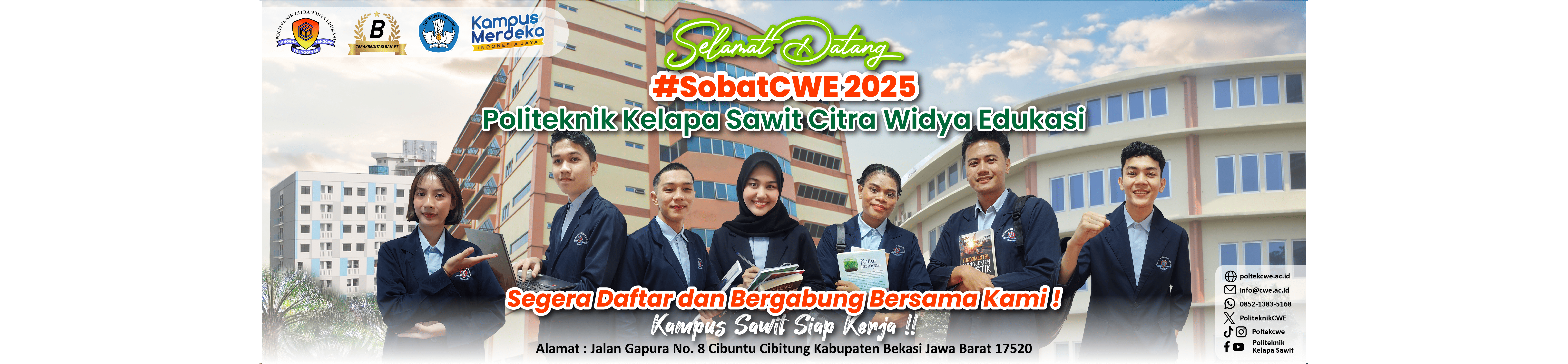 PMB Politeknik Kelapa Sawit Citra Widya Edukasi 2023/2024